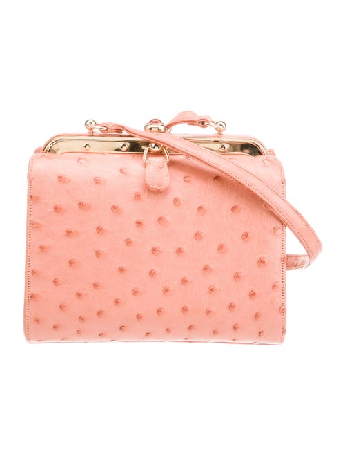 Judith Leiber Ostrich Crossbody Bag