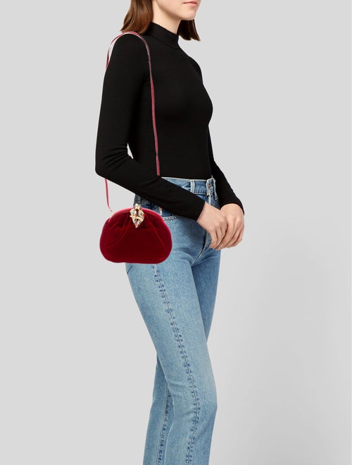Judith Leiber Velvet Shoulder Bag