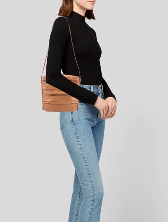 Judith Leiber Snakeskin Shoulder Bag