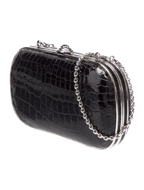 Judith Leiber Crocodile Minaudière