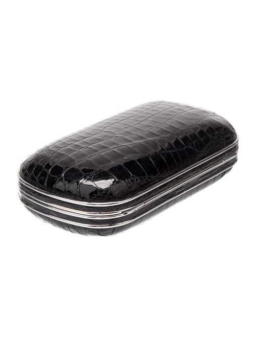 Judith Leiber Crocodile Minaudière