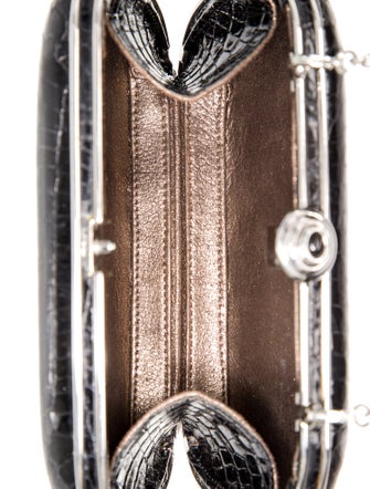 Judith Leiber Crocodile Minaudière