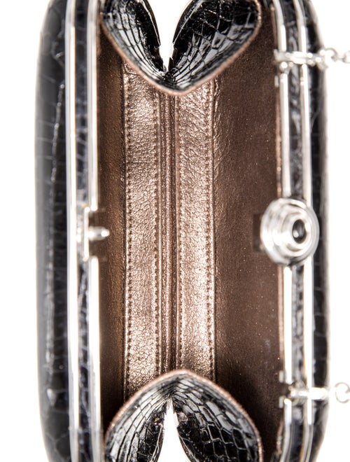 Judith Leiber Crocodile Minaudière