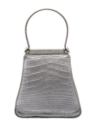 Judith Leiber Alligator Top Handle Bag