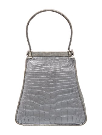 Judith Leiber Alligator Top Handle Bag