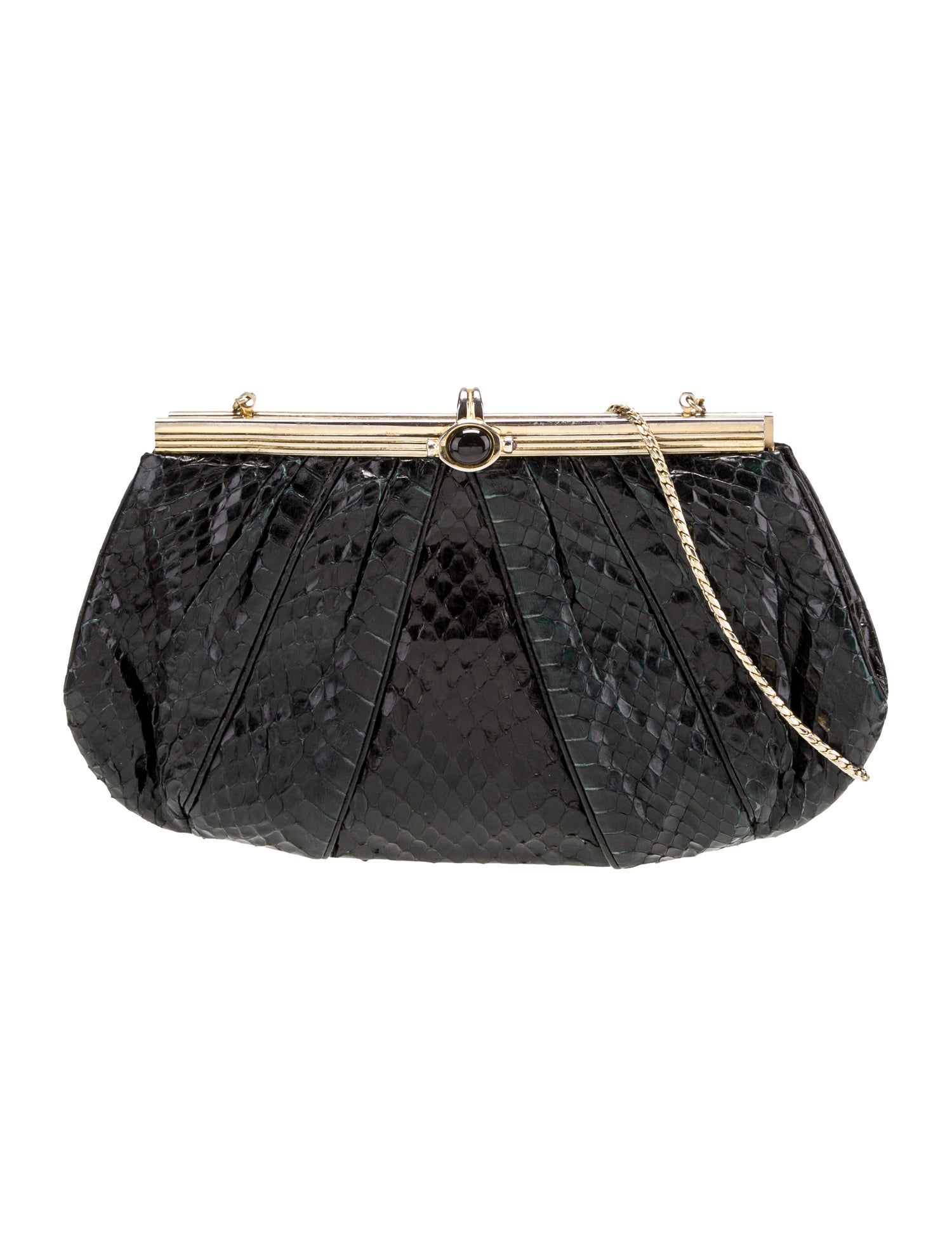 Judith Leiber Python Evening Bag