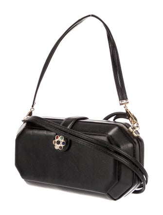 Judith Leiber Leather Top Handle Bag