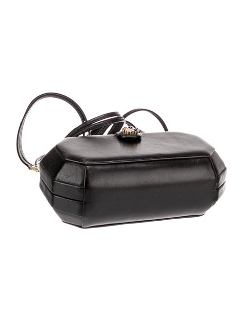 Judith Leiber Leather Top Handle Bag