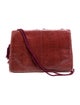 Judith Leiber Embossed Leather Shoulder Bag