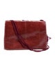 Judith Leiber Embossed Leather Shoulder Bag