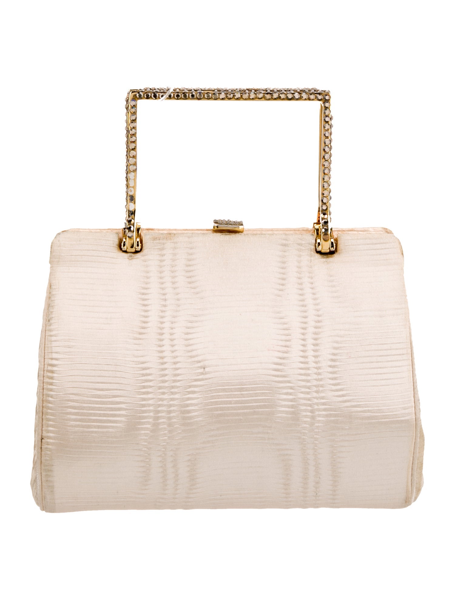 Judith Leiber Satin Top Handle Bag Vintage