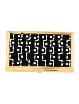 Judith Leiber Embellished Card Case