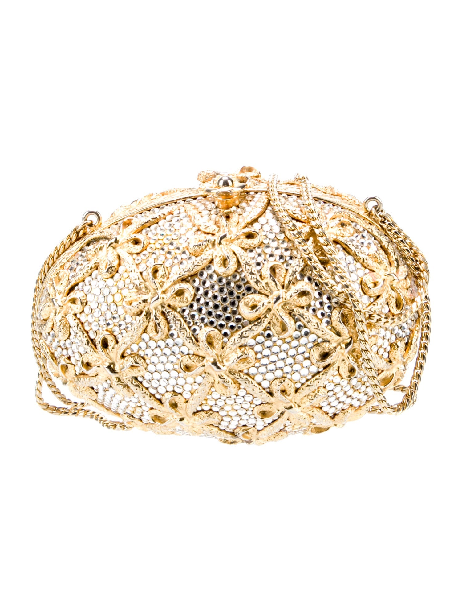 Judith Leiber Faux Pearl Minaudière