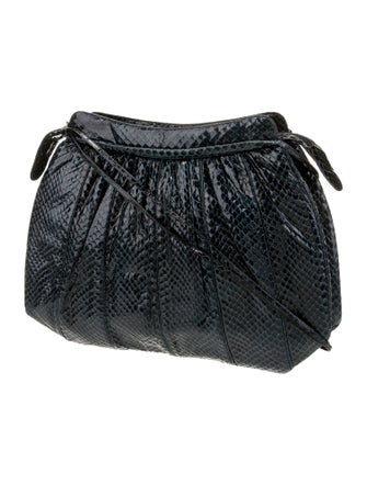 Judith Leiber Snakeskin Shoulder Bag