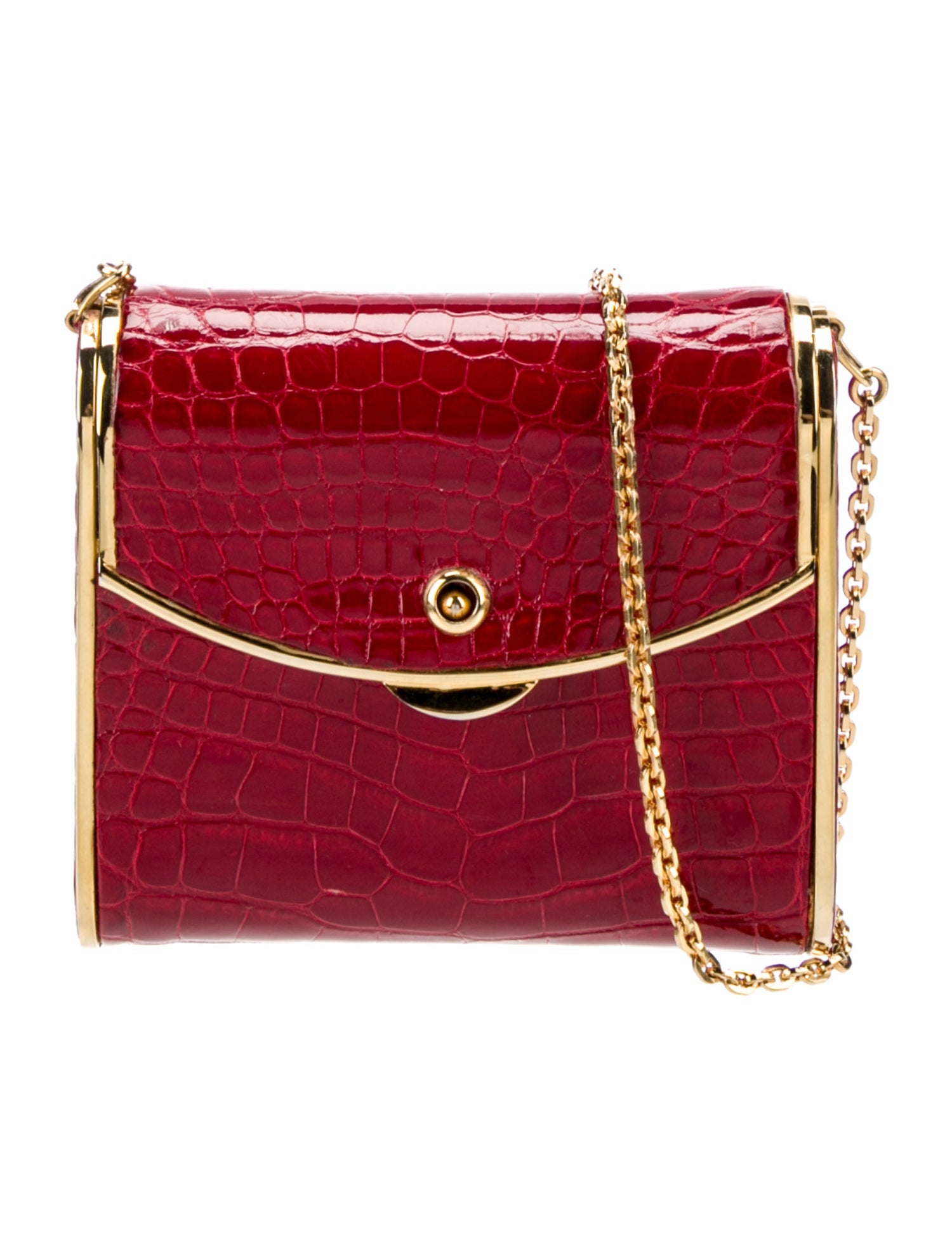 Judith Leiber Alligator Crossbody Bag w/ Tags