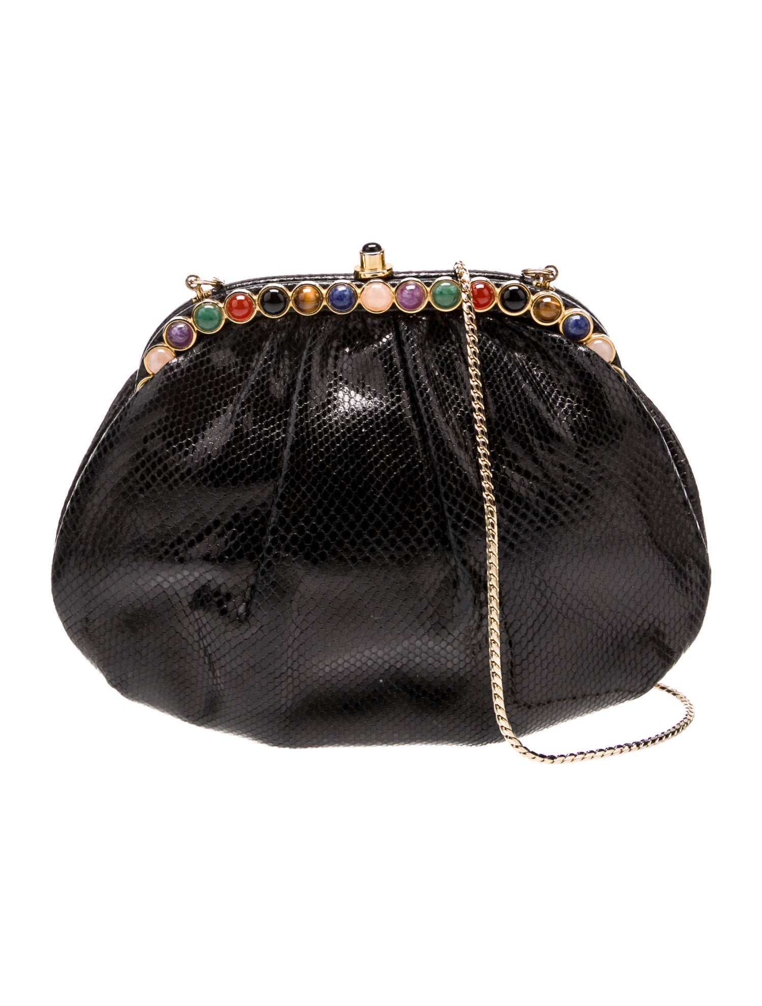 Judith Leiber Leather Evening Bag