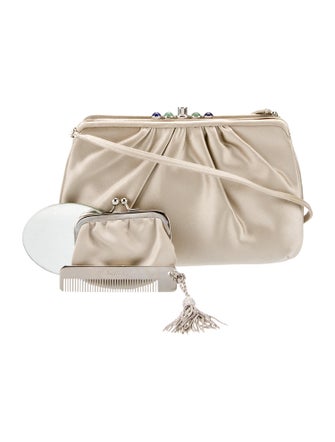 Judith Leiber Satin Evening Bag
