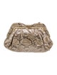 Judith Leiber Snakeskin Clutch