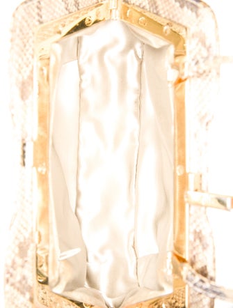 Judith Leiber Snakeskin Clutch