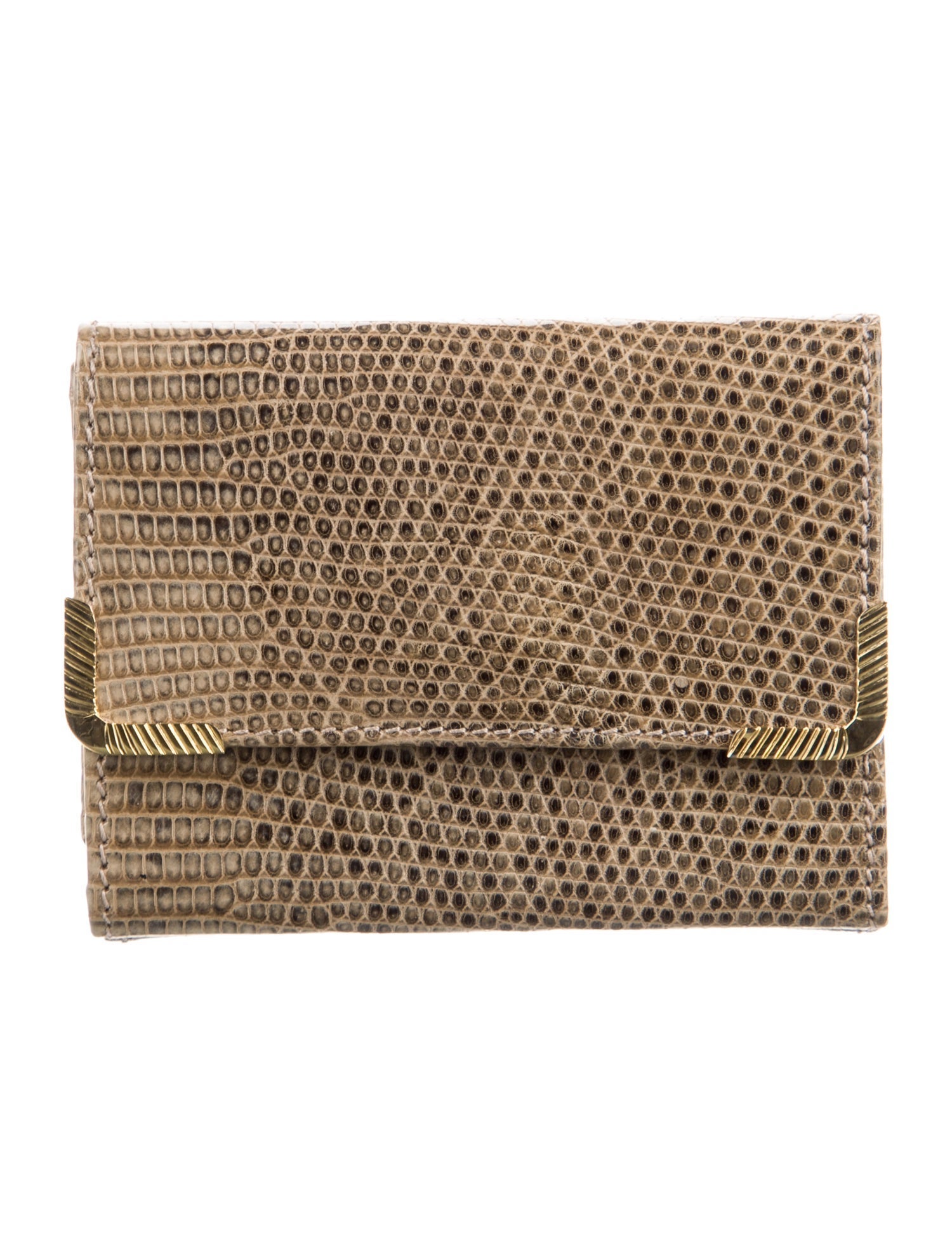 Judith Leiber Leather Compact Wallet