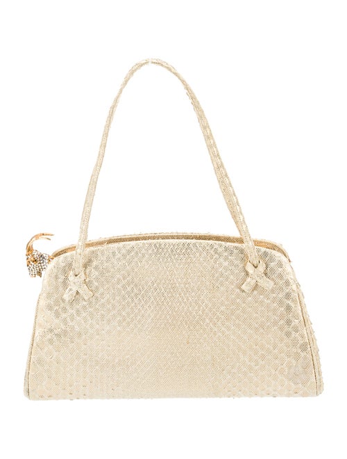 Judith Leiber Leather Top Handle Bag