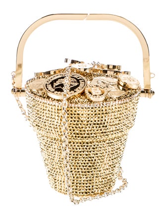 Judith Leiber Crystal Top Handle Bag