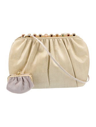 Judith Leiber Leather Evening Bag