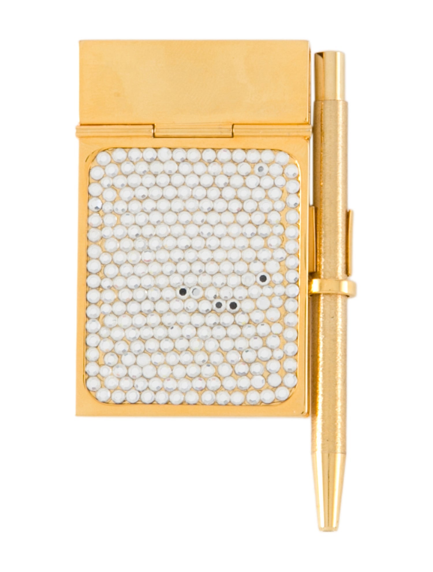 Judith Leiber Crystal Embellished Pocket Memo Case