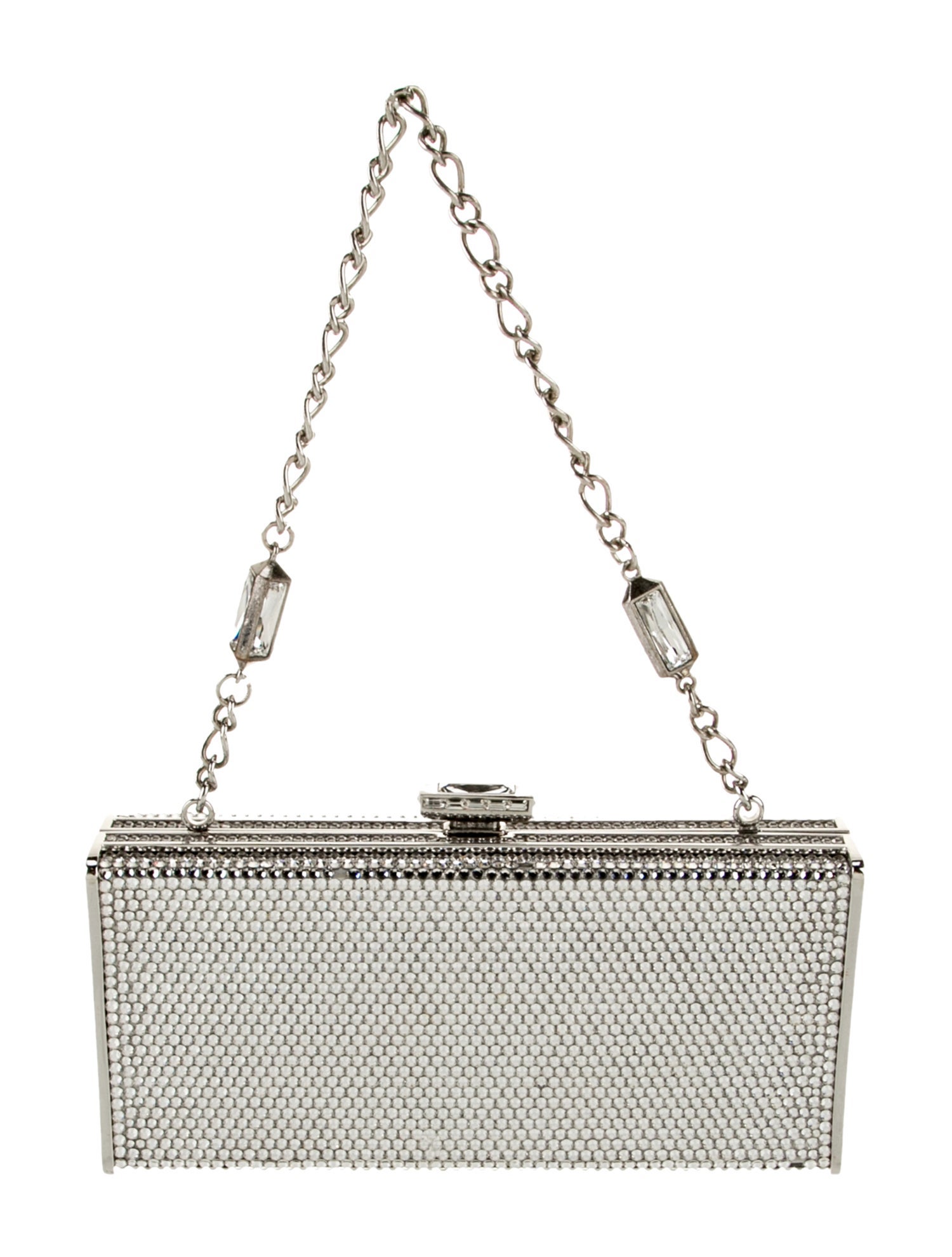 Judith Leiber Crystal Top Handle Bag