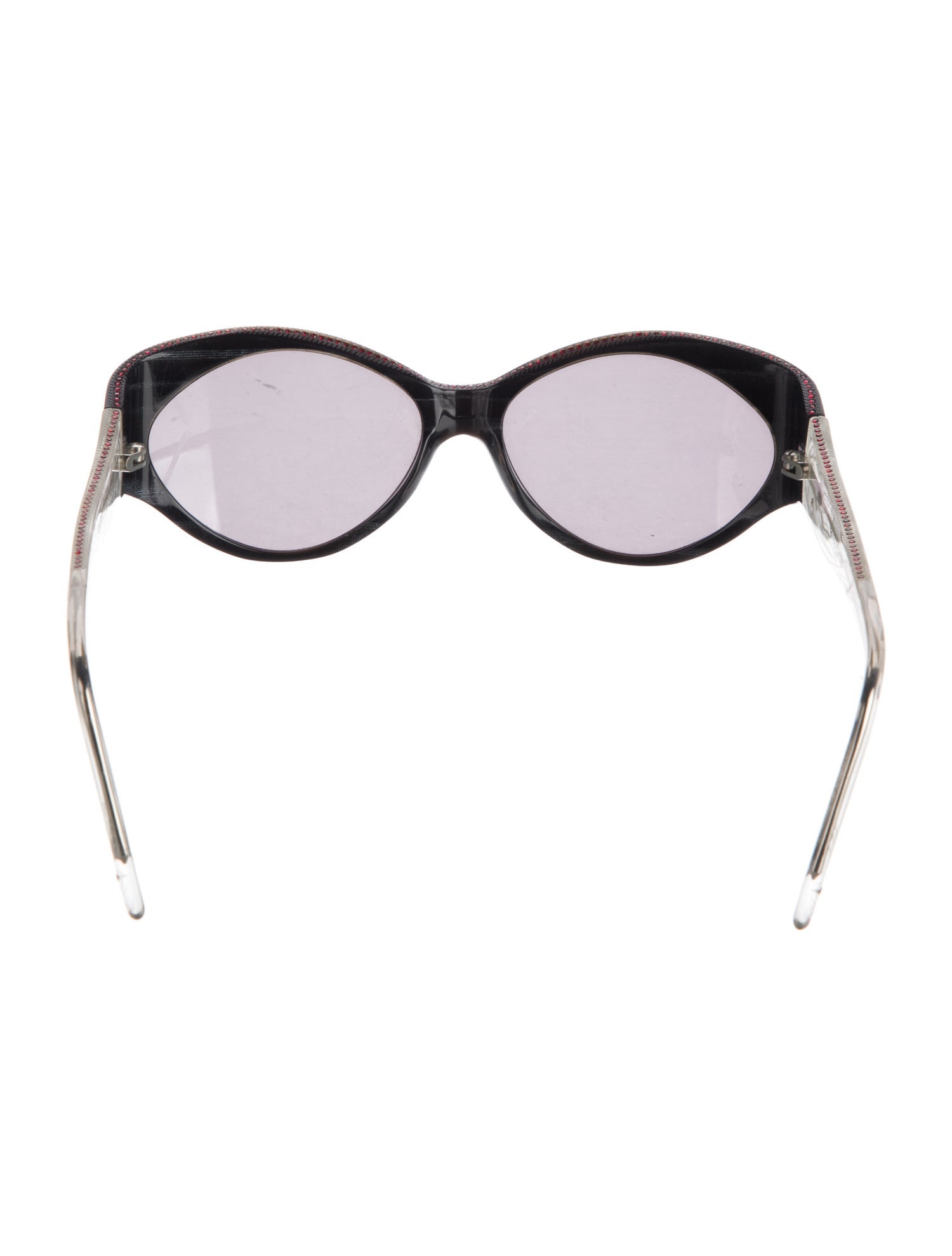 Judith Leiber Cat-Eye Tinted Sunglasses