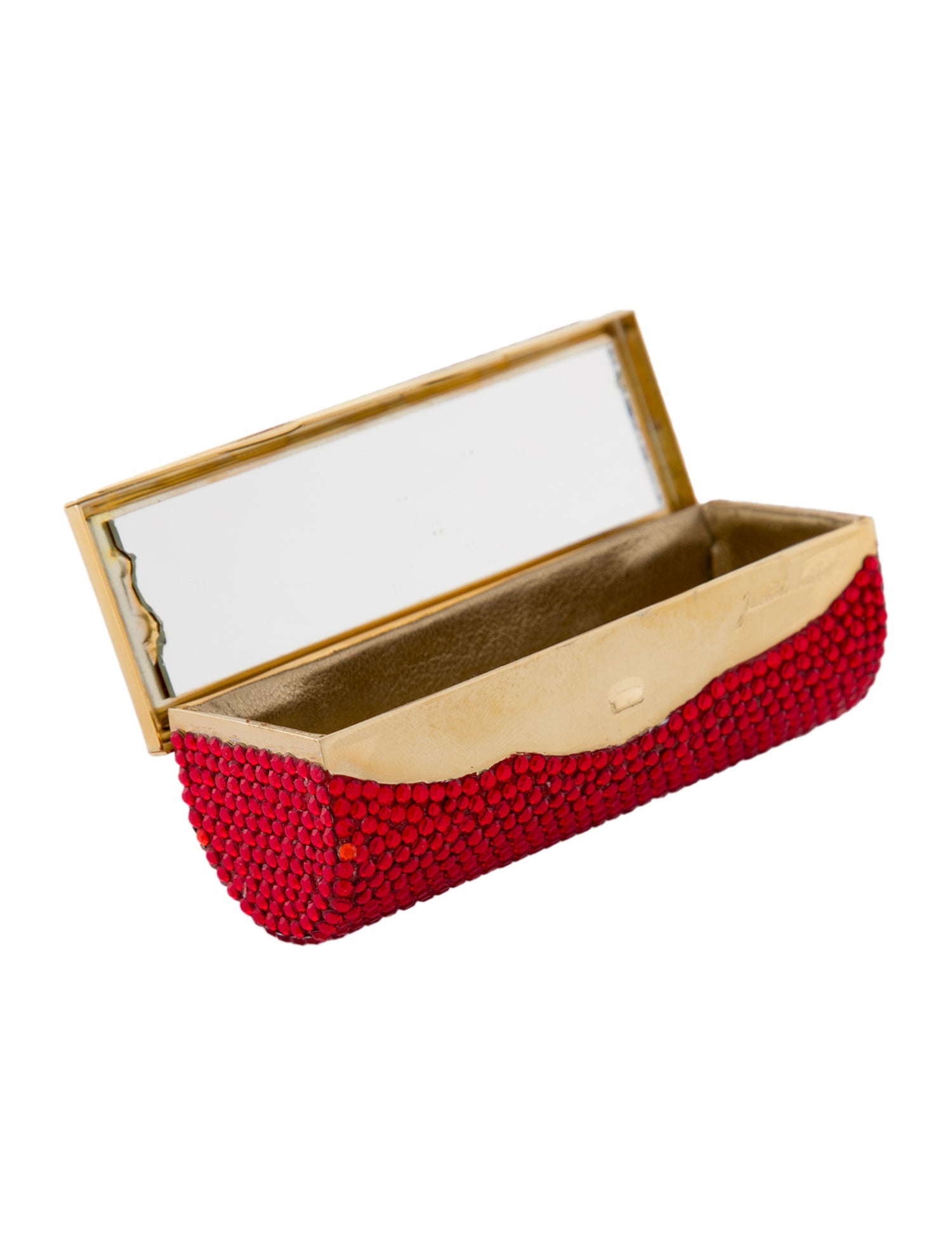 Judith Leiber Crystal-Embellished Pillbox