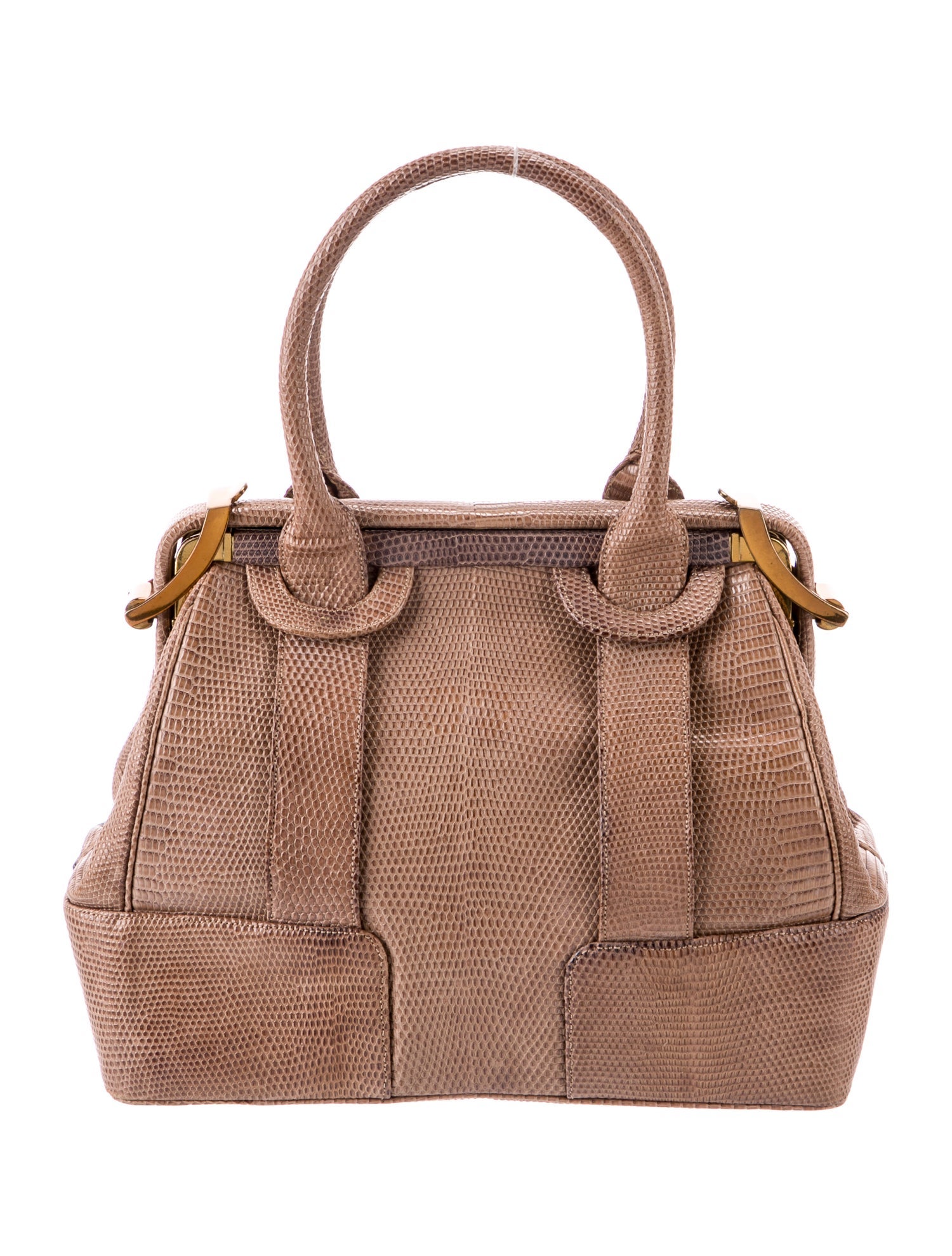 Judith Leiber Lizard Top Handle Bag Vintage