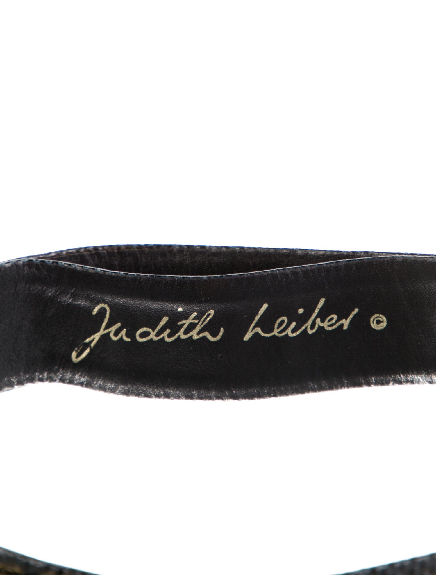 Judith Leiber Lizard Waist Belt