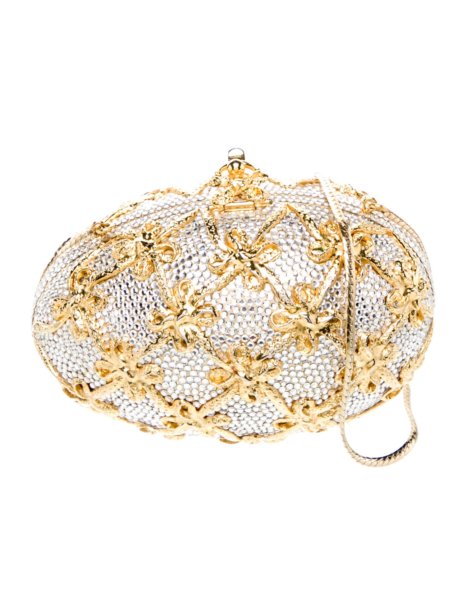 Judith Leiber Faux Pearl Minaudière