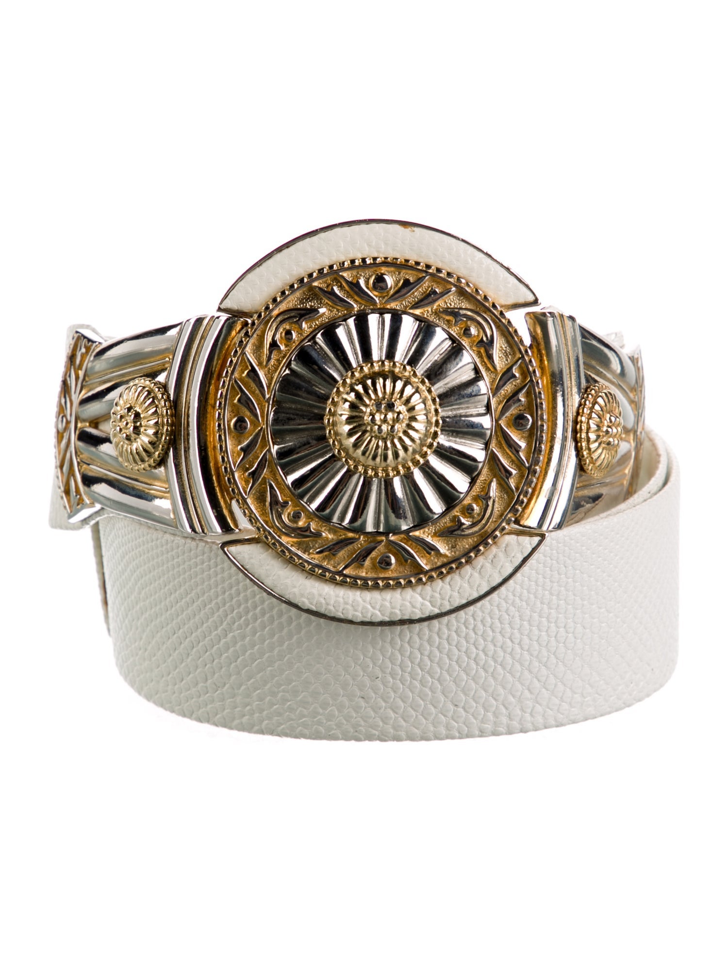 Judith Leiber Leather Belt