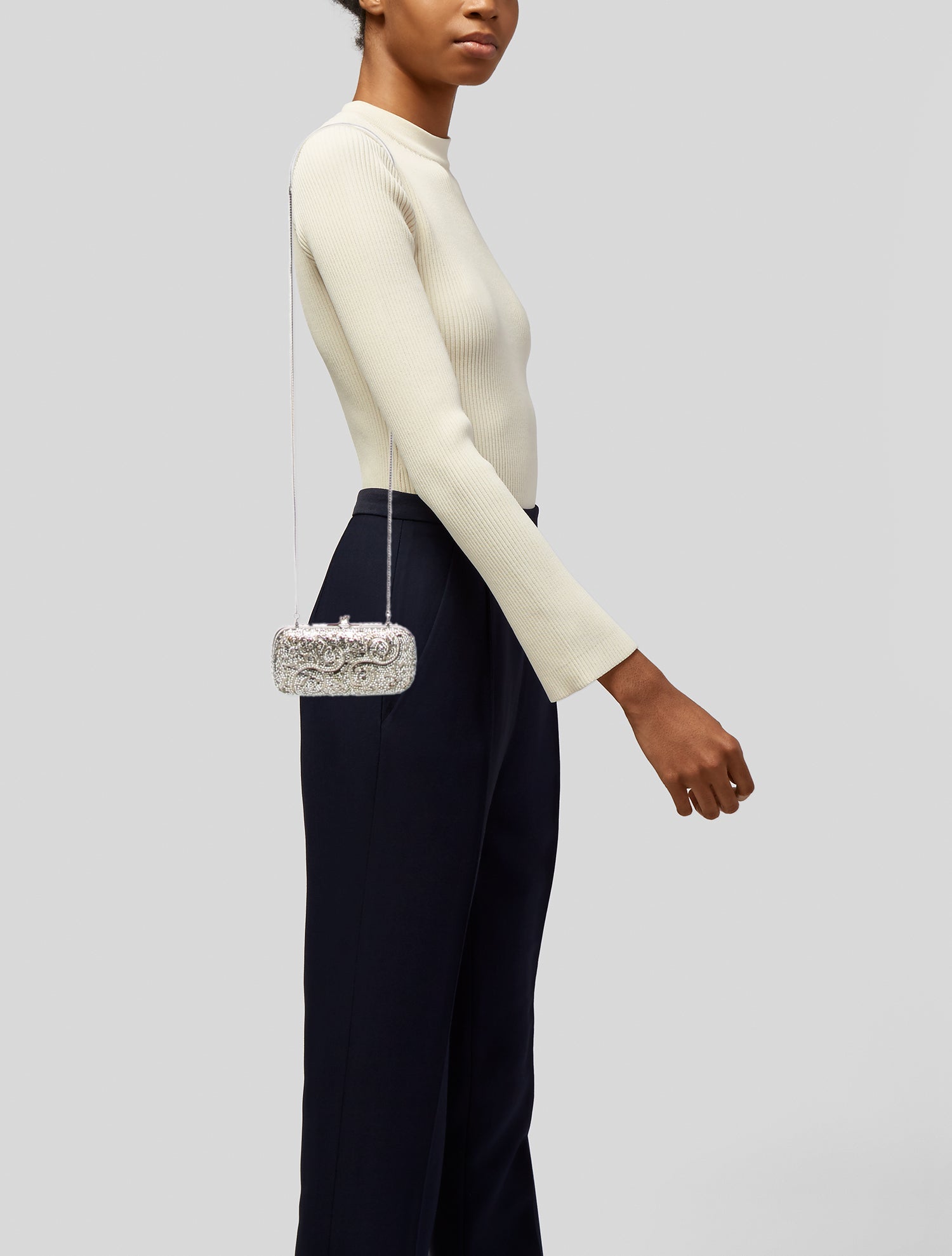 Judith Leiber Metal Minaudière