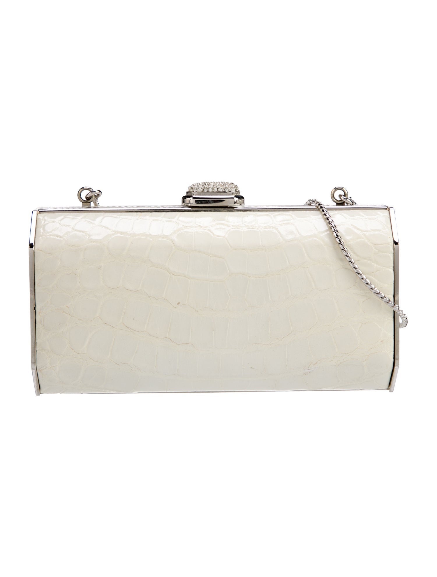 Judith Leiber Crocodile Minaudière