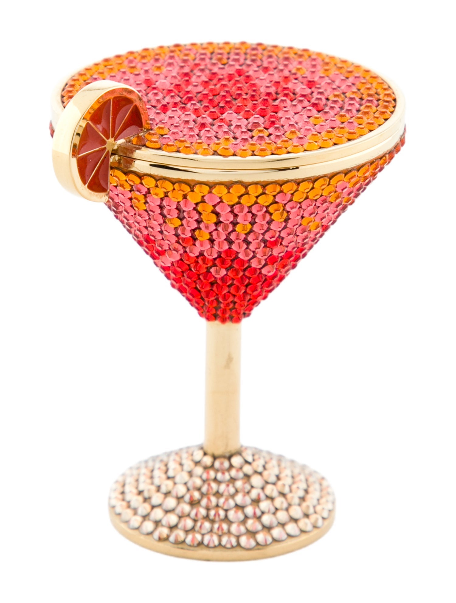 Judith Leiber Crystal Embellished Pillbox