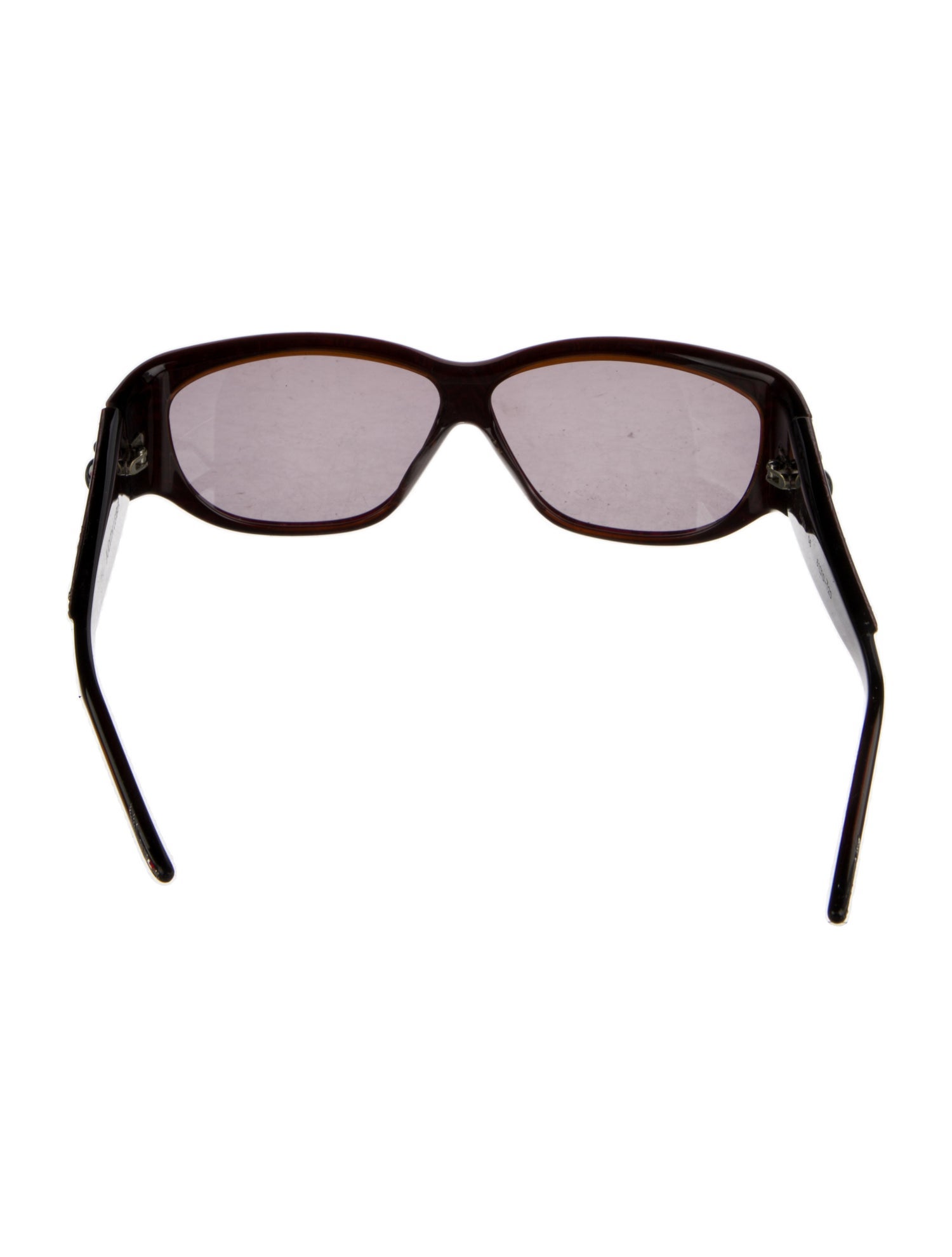 Judith Leiber Shield Tinted Sunglasses
