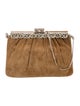 Judith Leiber Suede Shoulder Bag