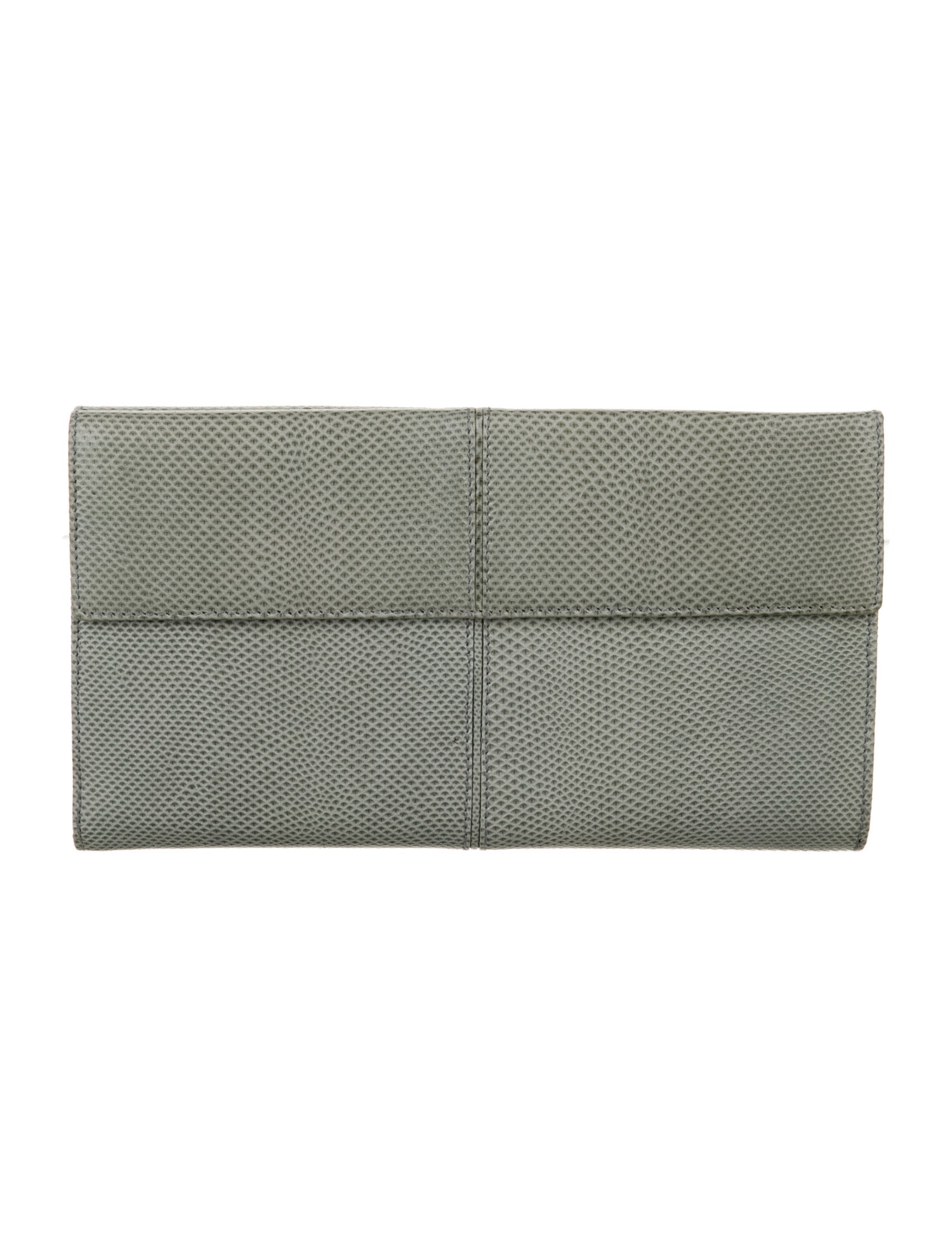 Judith Leiber Leather Trifold Wallet