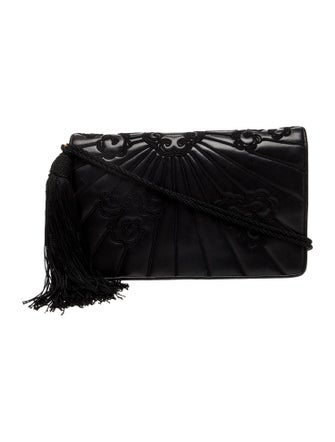 Judith Leiber Leather Messenger Bag