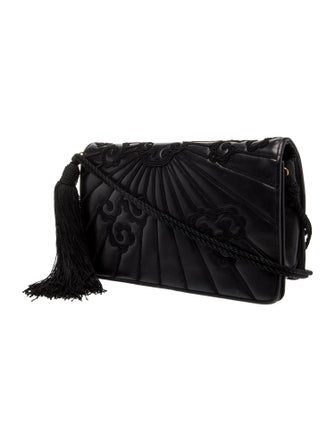 Judith Leiber Leather Messenger Bag