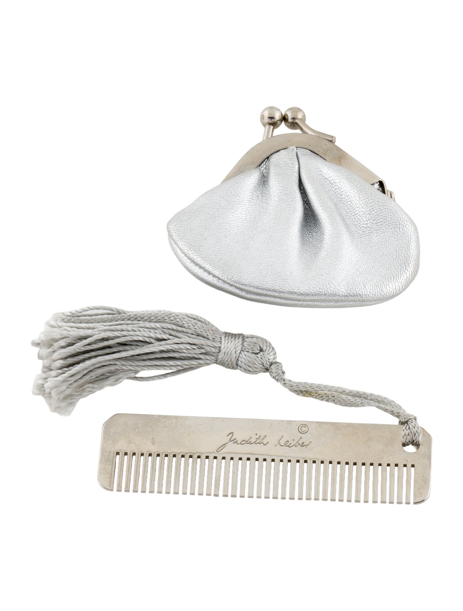 Judith Leiber Comb Keychain