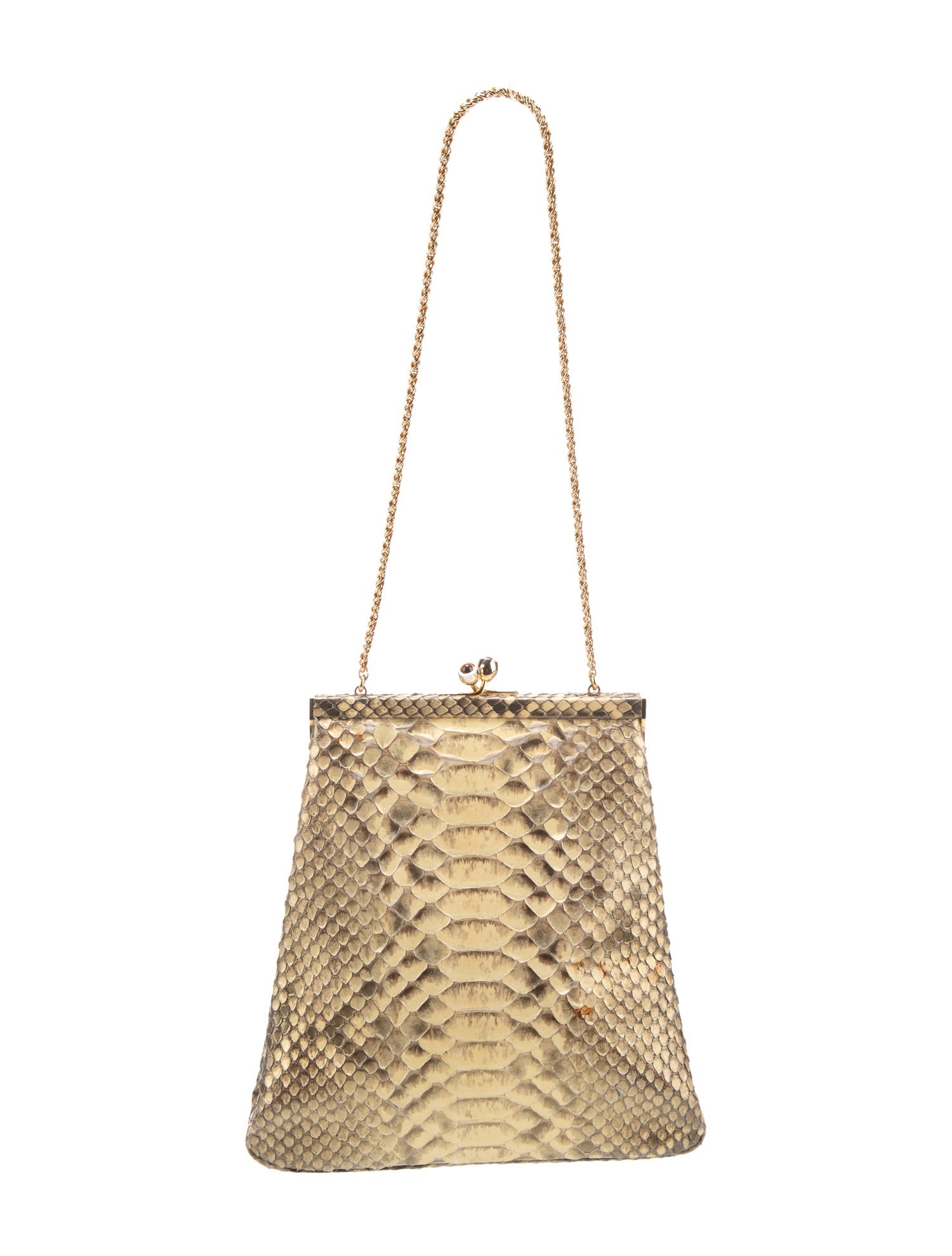 Judith Leiber Python Evening Bag