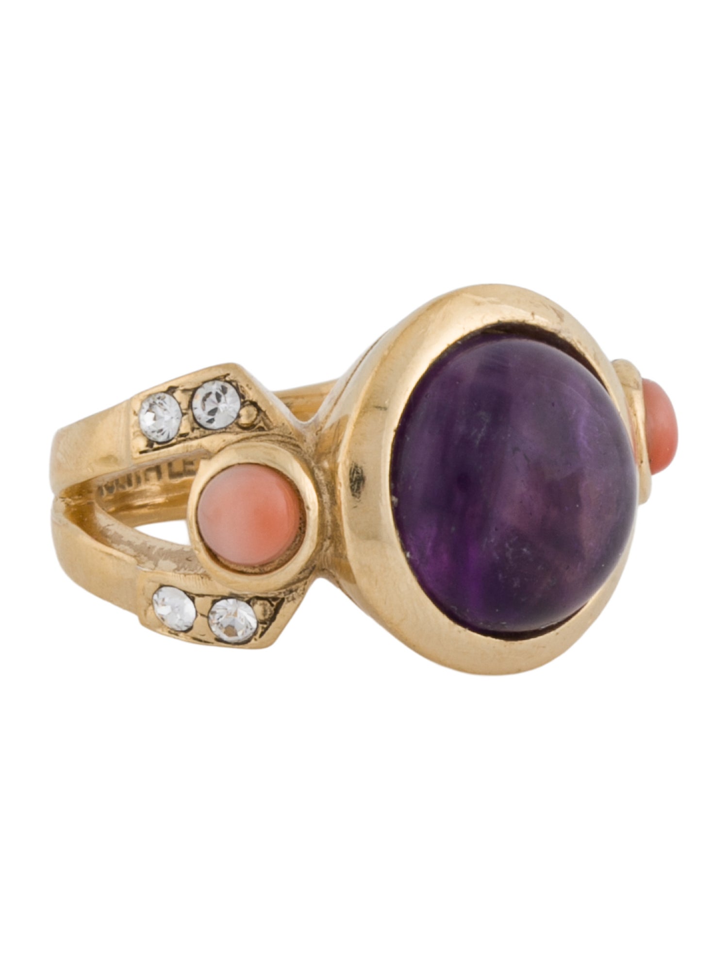 Judith Leiber Multistone & Crystal Cocktail Ring