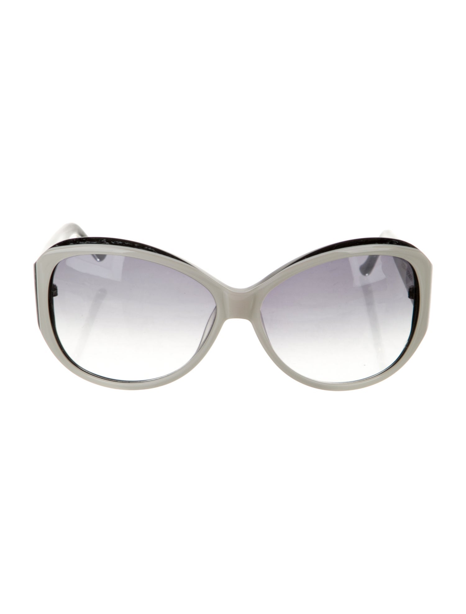 Judith Leiber Oversize Gradient Sunglasses