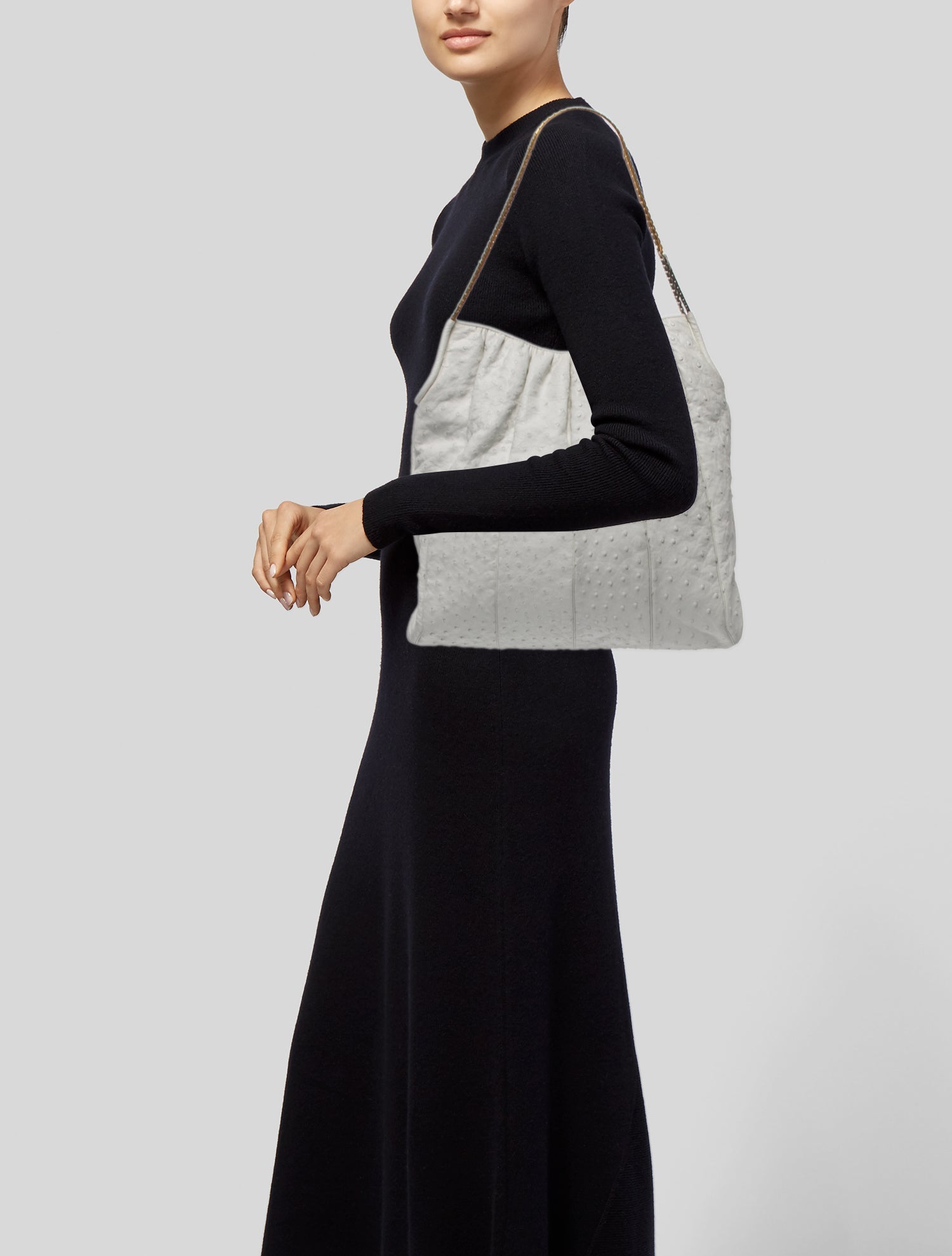 Judith Leiber Ostrich Evening Bag