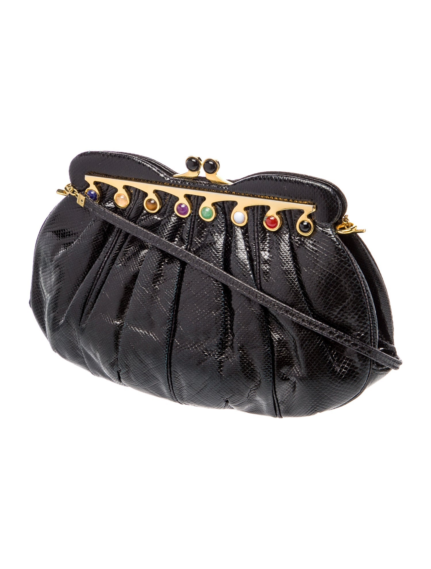 Judith Leiber Patent Leather Evening Bag