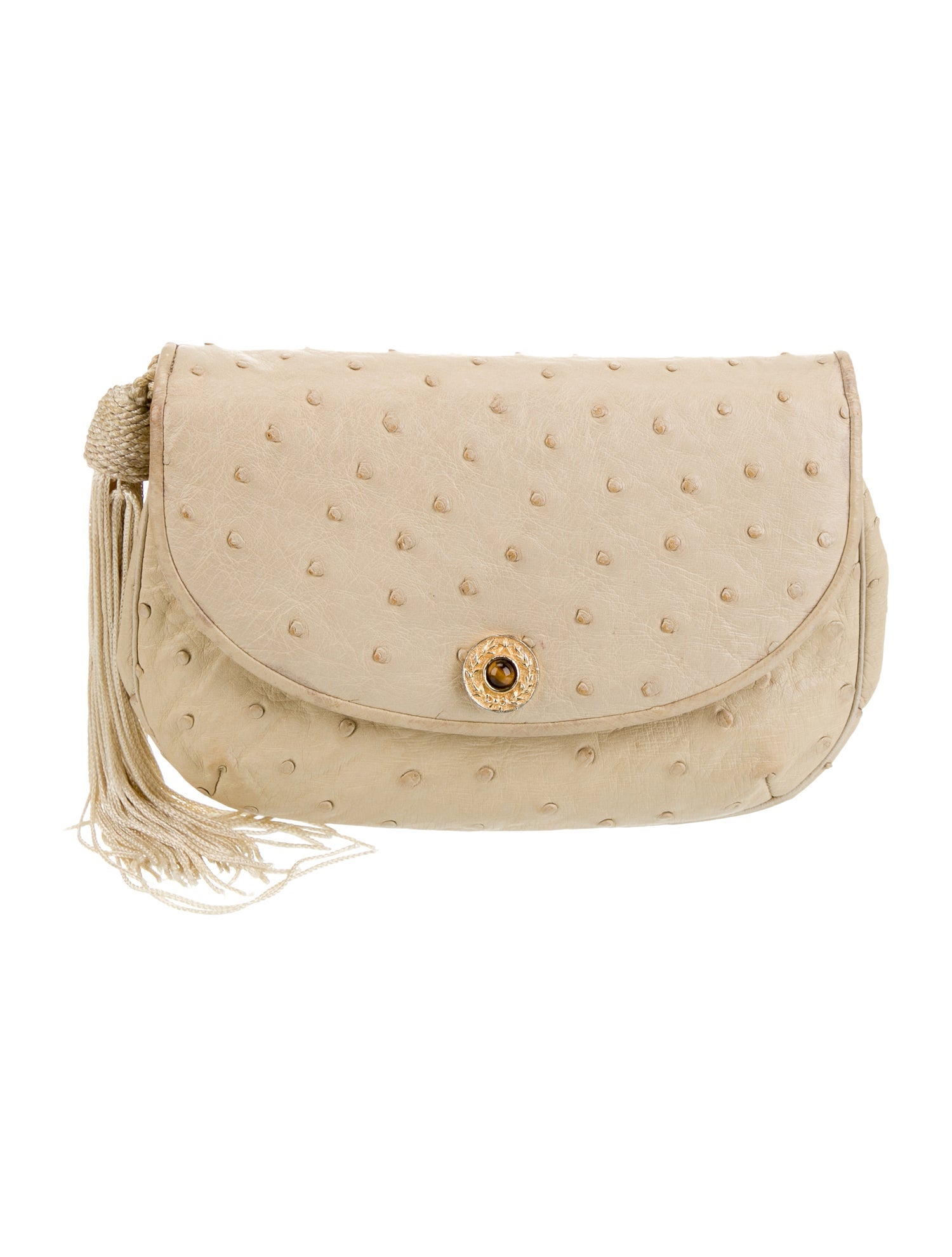 Judith Leiber Embossed Leather Shoulder Bag